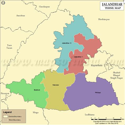 Jalandhar Tehsil Map