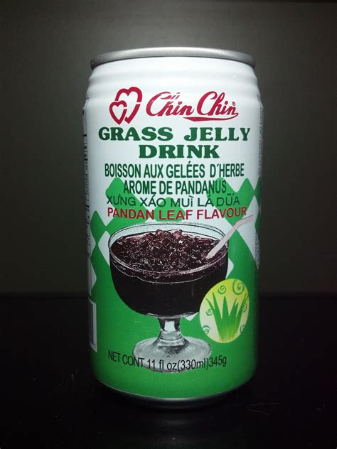 Chin Chin Grass Jelly Drink Pandan Leaf Thirsty Dudes