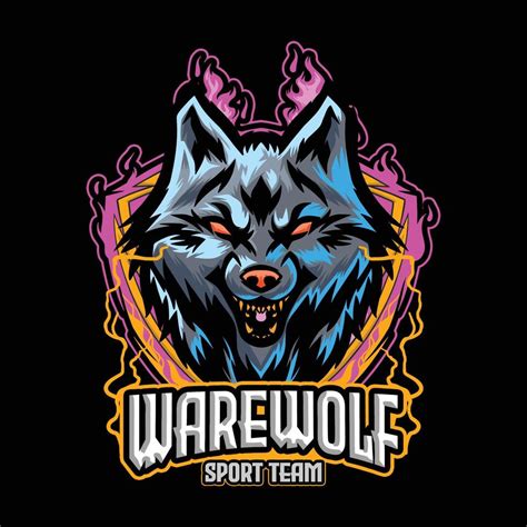 Wolf Logo For Team Logo Or Basketball And Sports 7071911 Vector Art At
