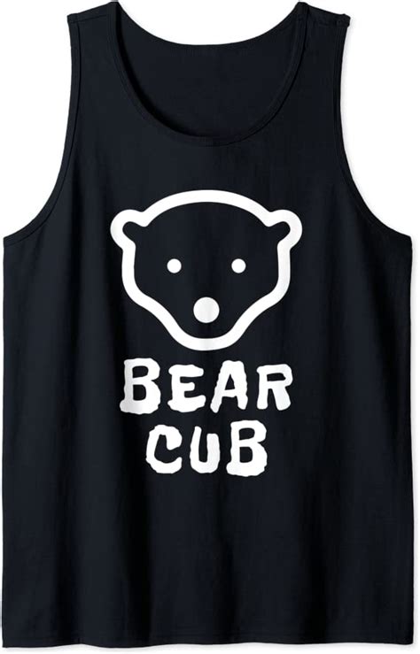 Amazon Com Bear Cub Gay Men Bear Subculture Tank Top Clothing