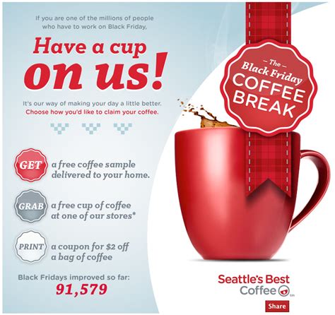 You can get this price by using the $2 off coupon on the $2.49 priced can. Free Sample of Seattle's Best Coffee & Coupon - Oh Yes It ...