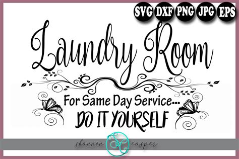 Laundry Room Sign SVG (246749) | SVGs | Design Bundles