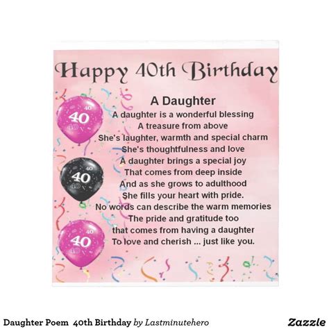 40th Birthday Wishes For Daughter Kids Birthday Party