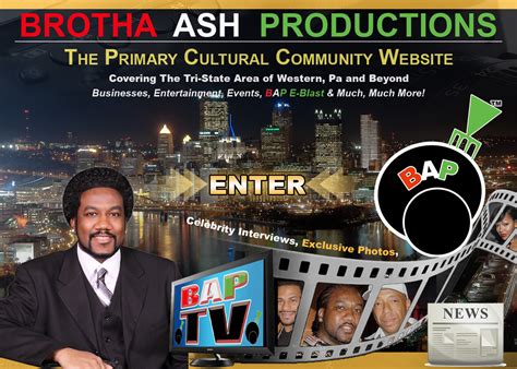 Brotha Ash Productions Pittsburghs And Western Pennsylvanias