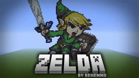 I just love the story, the characters and everything! Minecraft Timelapse: Pixel Art - Zelda - YouTube