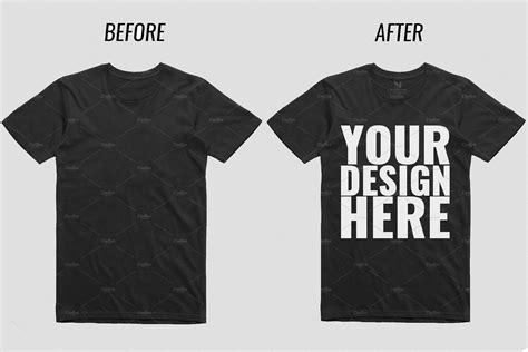Free T Shirt Front And Back Mockups Idea Kickinsurf
