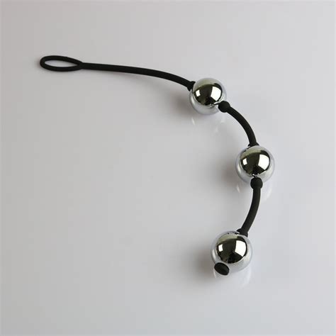 stainless steel anal beads with heavy ball anal sex toysanal etsy