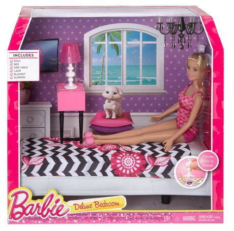 Canopy bed for fashion doll barbie plastic canvas instant pdf download fashion doll playhouse book 2: Barbie Deluxe Bedroom | Walmart Canada