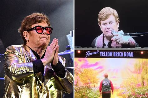 Elton John Says He Ll Be Back During Speech At Final Tour Show