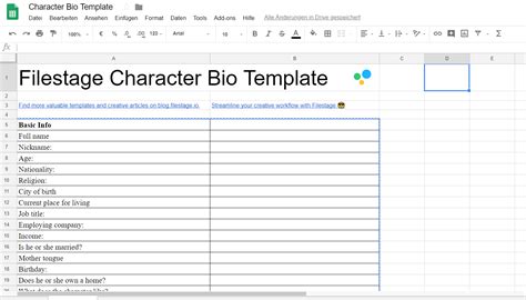 The Ultimate Character Bio Template 70 Questions And Attributes