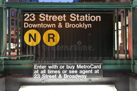 23rd Street Subway Station Manhattan Stock Photos Free And Royalty Free