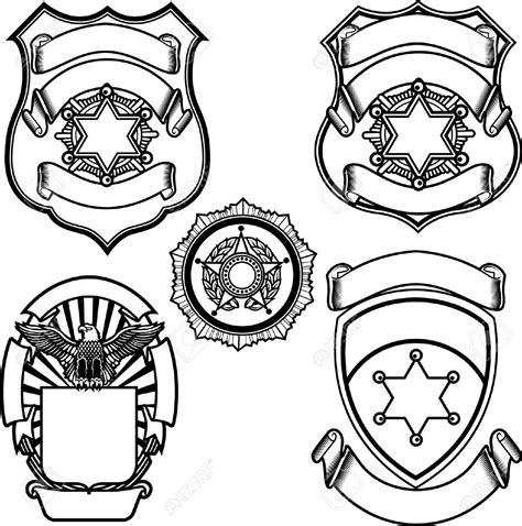 Police Badge Template Free Download On Clipartmag