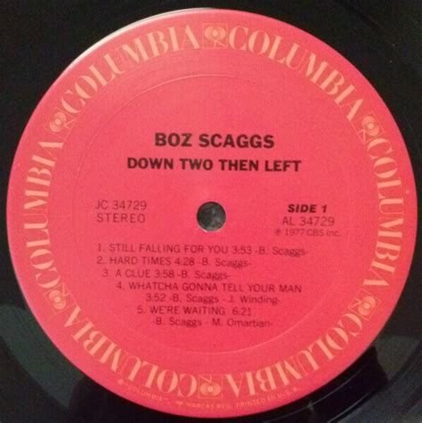 Album Down Two Then Left De Boz Scaggs Sur Cdandlp