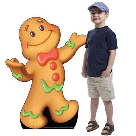 3 Ft 10 In Candy Land Gingerbread Man Standee