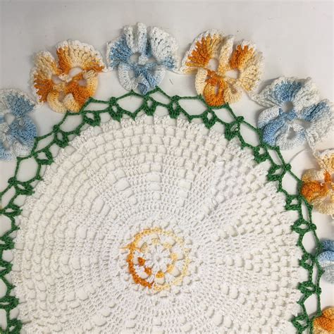 Colorful Flower Doilies
