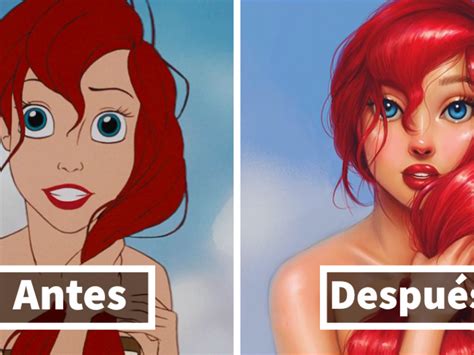 Esta Ilustradora Repinta Las Princesas Disney Para Darles Un Toque Más