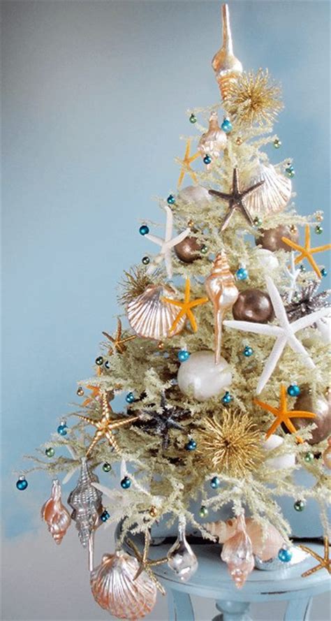 32 beach christmas décor ideas. The Most Marvellous Mini Beach Christmas Trees by Tree ...