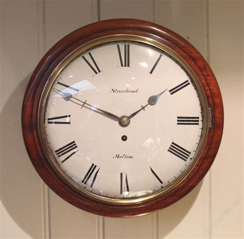 Antiques Atlas Convex Fusee Dial Clock England C 1840