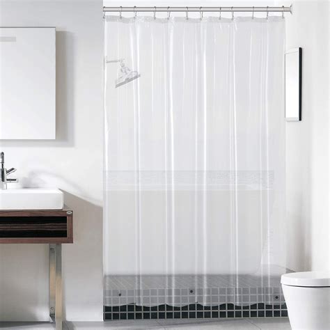 Downluxe Heavy Duty Shower Curtain Liner Clear Peva 8g Waterproof For 2266730235411 Ebay