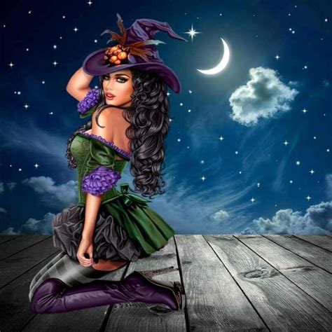 Pin By Sonia Raus On Heksen Fantasy Witch Beautiful Witch Halloween Art