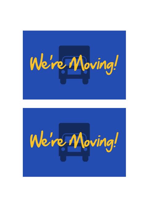 Were Moving Postcard Free Download
