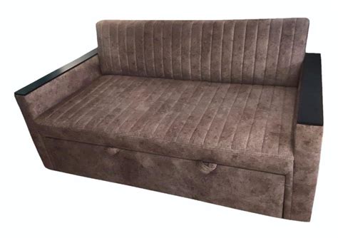 3 Seater Brown Velvet Foam Sofa Cum Bed Wooden At Rs 32000 In Baggar