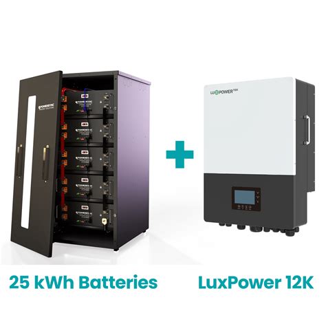 512v 500ah 25 Kwh Luxpowertek Lifepo4 Lithium Battery Energy Storage System Powersync Energy