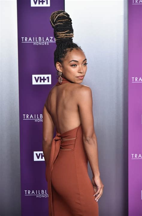 Sexy Logan Browning Pictures POPSUGAR Celebrity Photo