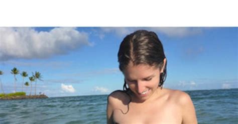 Anna Kendrick Shows Some Skin In A Peekaboo Swimsuit While At The