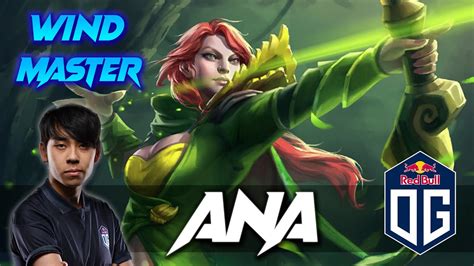 Ana Wind Master Dota 2 Pro Gameplay Watch And Learn Youtube