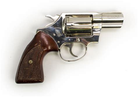 Colt Detective Special 3rd Issue 38 Special 2 Barrel Nickle Plated