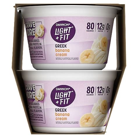 Dannon Light And Fit Greek Yogurt Banana Cream Shelly Lighting