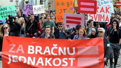 Croatia To Hold Referendum On Same Sex Marriage Ban Bbc News
