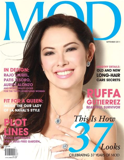 ★startriga Ruffa Gutierrez Mod Magazine Philippines September 2011 Issue Cover