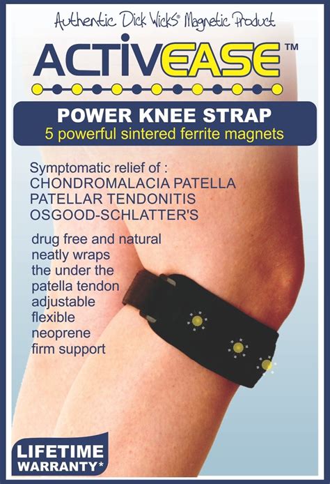 Activease Power Knee Strap With Magnets By Dick Wicks Knee Body