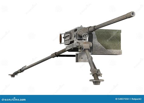 Browning Machine Gun Stock Illustration Illustration Of Second 54837550