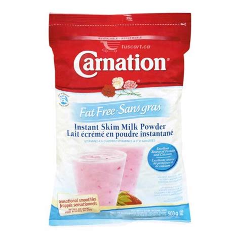 Carnation Fat Free Instant Skim Milk Powder 500g Tuscart