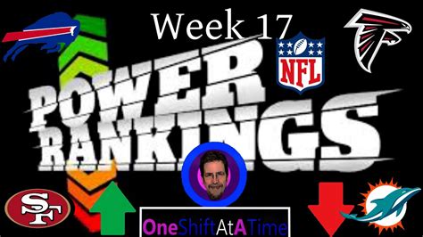 Nfl Week 17 Power Rankings 12282022 Youtube