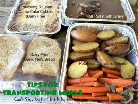 Tips For Transporting Meals Cant Stay Out Of The Kitchen