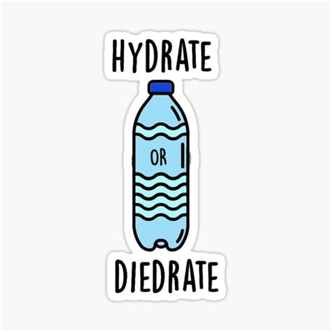 Hydrate Or Diedrate Sticker By Vaporvixbeth Redbubble