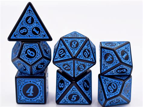 Art Dnd Dice Set Dungeons And Dragons Dice Polyhedral Dice Etsy