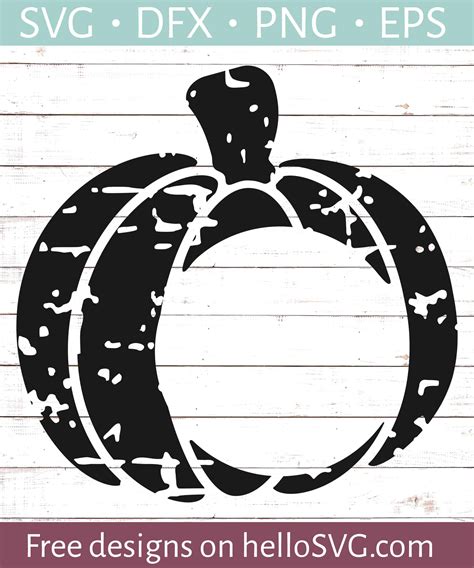 Download Pumpkin Monogram Distressed #2 SVG - Free SVG files | HelloSVG.com