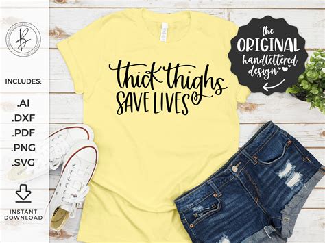 Thick Thighs Save Lives Graphic By Beckmccormick · Creative Fabrica