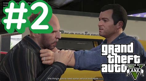Michael Beats Up Franklins Boss Grand Theft Auto 5 Part 2 Youtube
