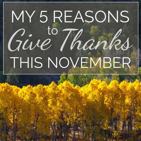 My 5 Reasons To Give Thanks This November Fggdblog