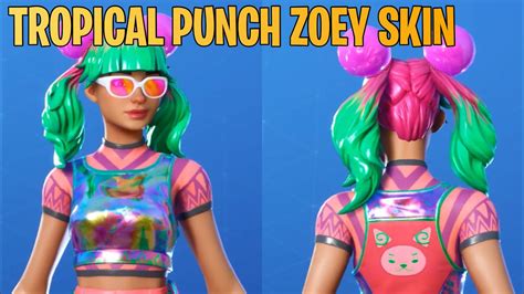 Tropical Punch Zoey Fortnite Wallpapers Wallpaper Cave