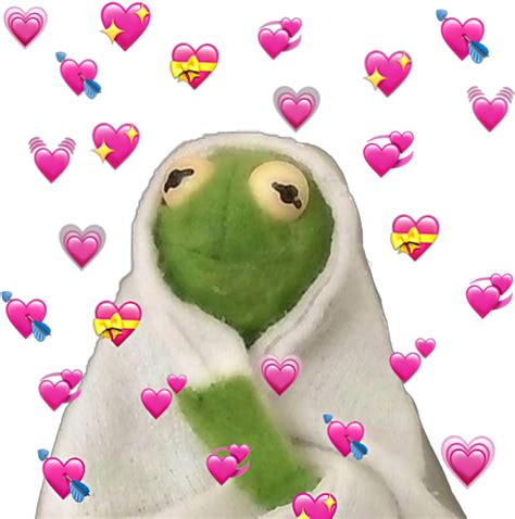 Heart Emoji Kermit Meme