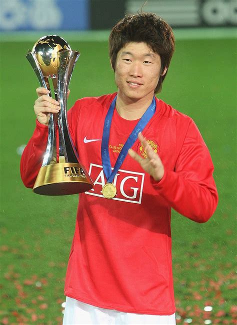 Yokohama Japan December 21 Ji Sung Park Of Manchester United Poses