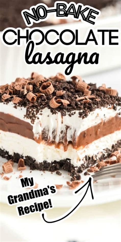 Full of chocolate layers and taste, it's safe to say that you've never had a dessert quite like this. How to Make Chocolate Lasagna - Princess Pinky Girl