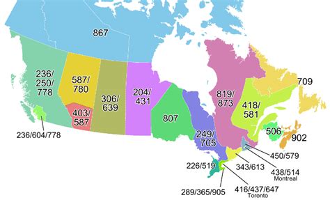 Area Code Map